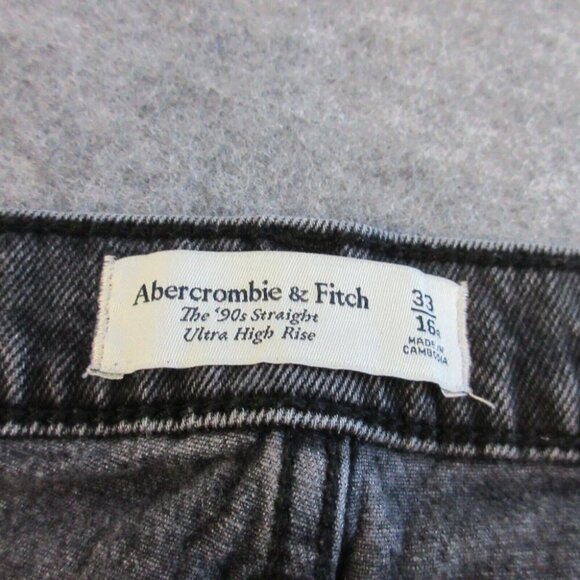 Abercrombie & Fitch High Rise Gray Jeans - Picture 10 of 15